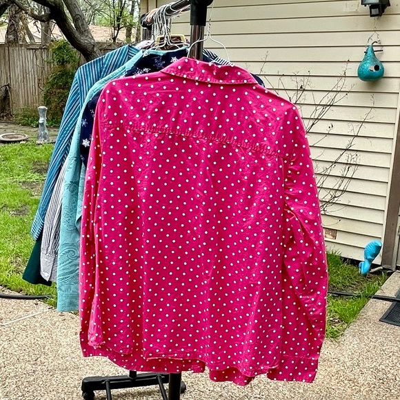 Pink blouse with polka dots - Picture 4 of 4
